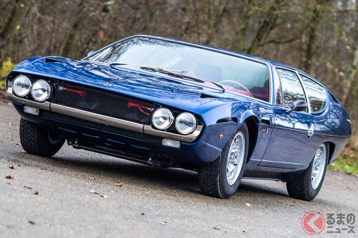 1968年に37台がラインオフしたというランボルギーニ「エスパーダ・シリーズ1」(C)2020 Courtesy of RM Sotheby's