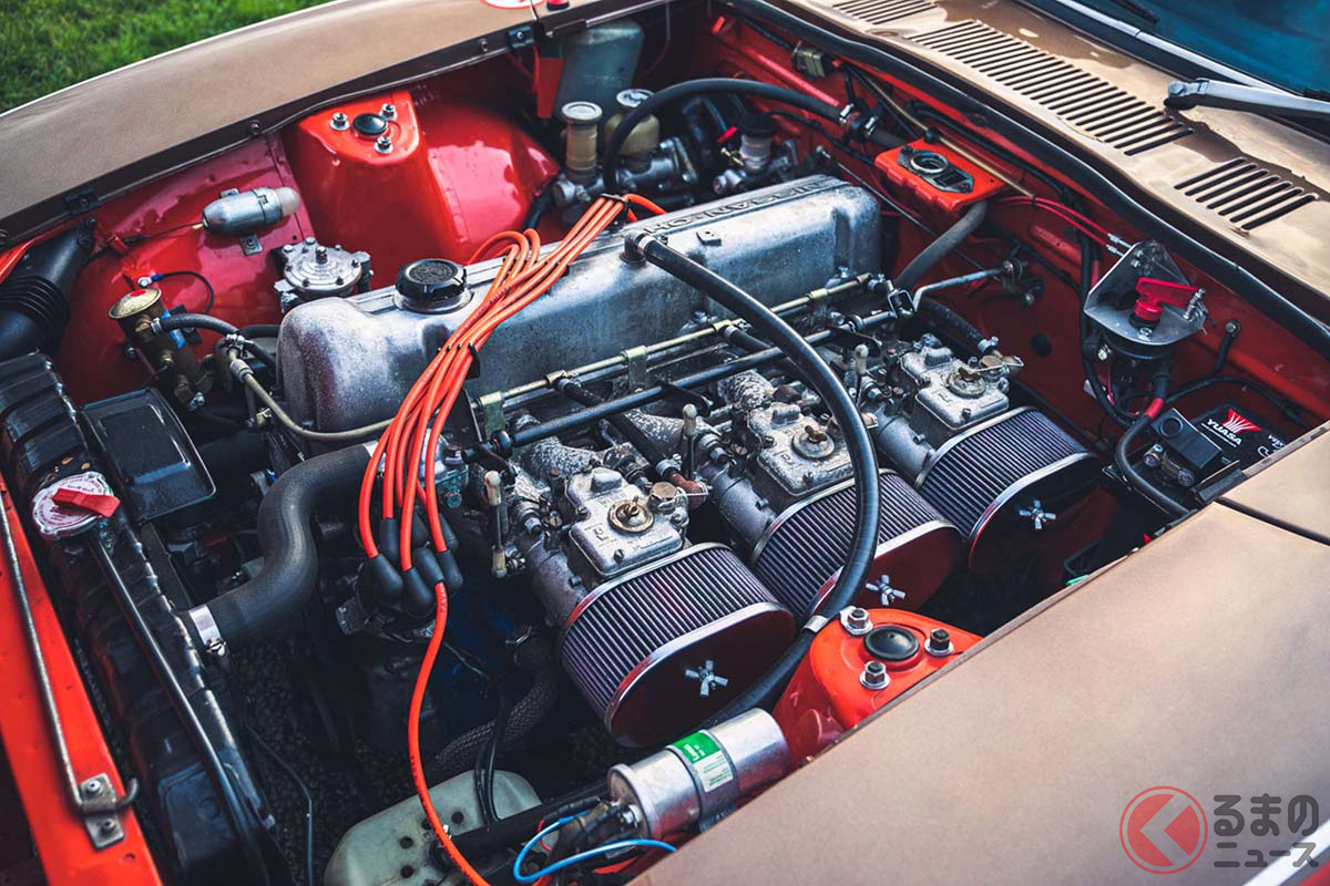 エンジン内部までサムリモーターカンパニーが手掛けたダットサン「240Z スーパーサムリ」(C)SILVERSTONE AUCTIONS