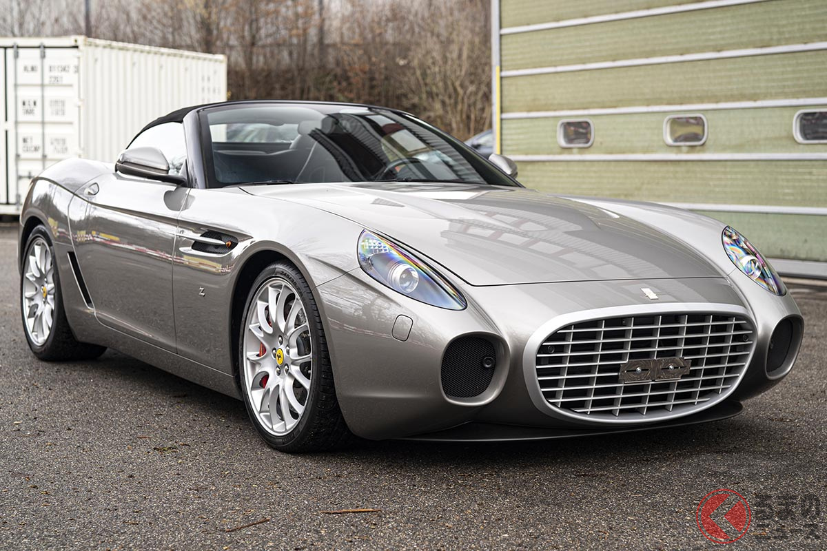 フェラーリ「599 GTB」をベースにして製作された「599 GTZニッビオ スパイダーby ザガート」(C)2021 Courtesy of RM Sotheby's