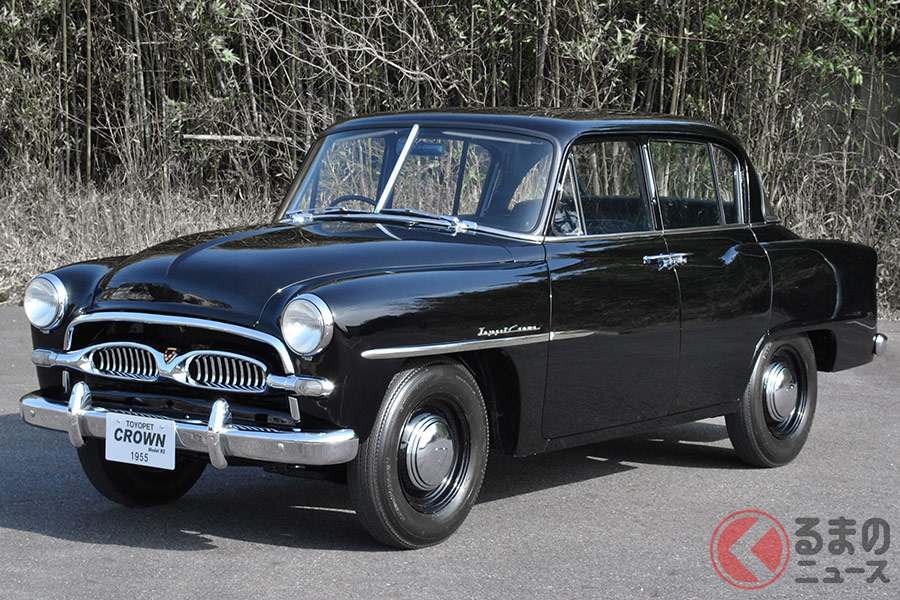 国産車で初のラジオアンテナを採用したといわれるトヨタ「トヨペットクラウン」