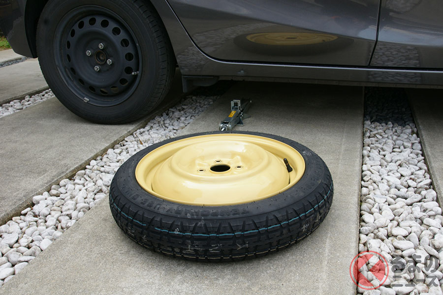 スペアタイヤの例