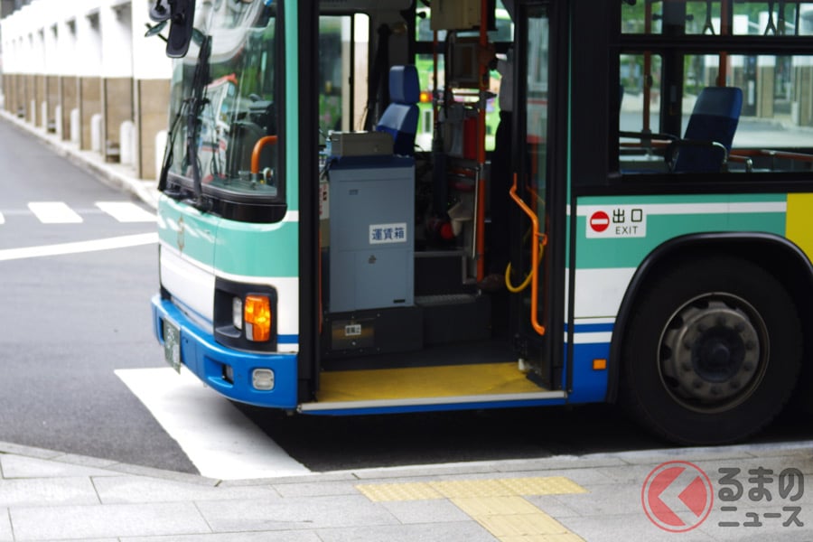 比較的に時間通り運行されている日本の路線バス