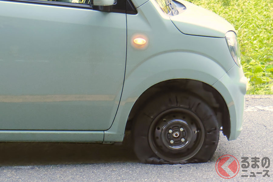 救援要請で多い「パンク」