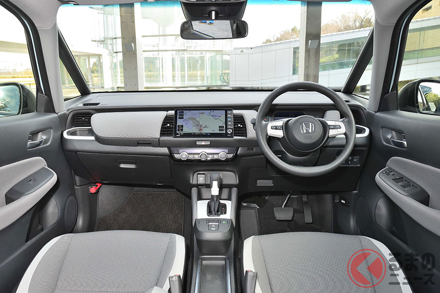 視界が広いホンダ新型「フィット」