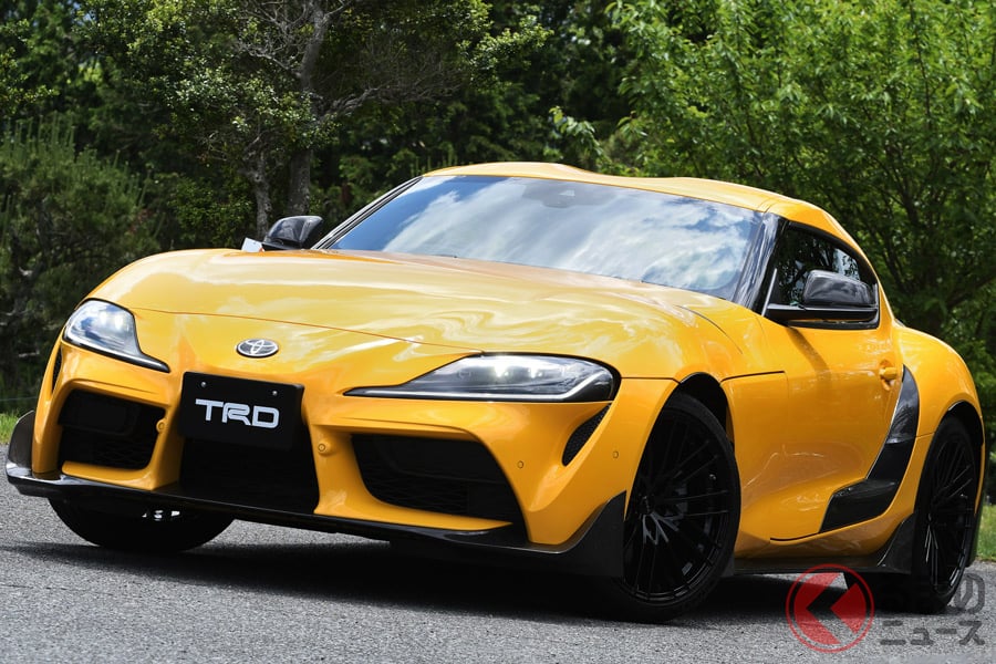 クルマ選びは車種だけでなく予算も重要(写真:トヨタ「スープラ」用品装着仕様)