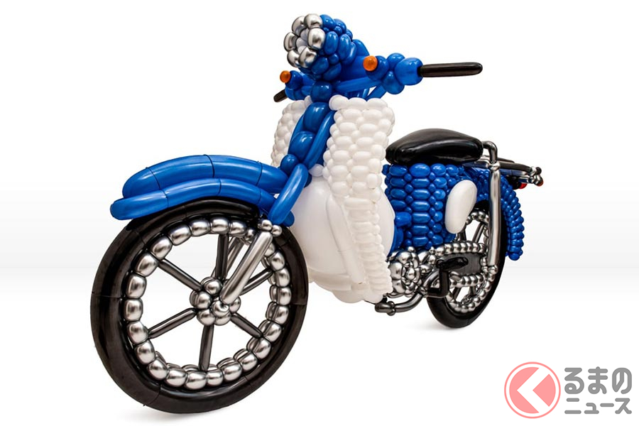 片手で持てる!?「浮かれたスーパーカブ」