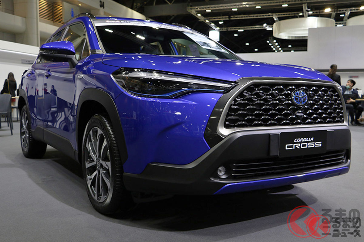 タイで2020年7月登場した「カローラクロス」。2021年秋頃に日本導入となるのか