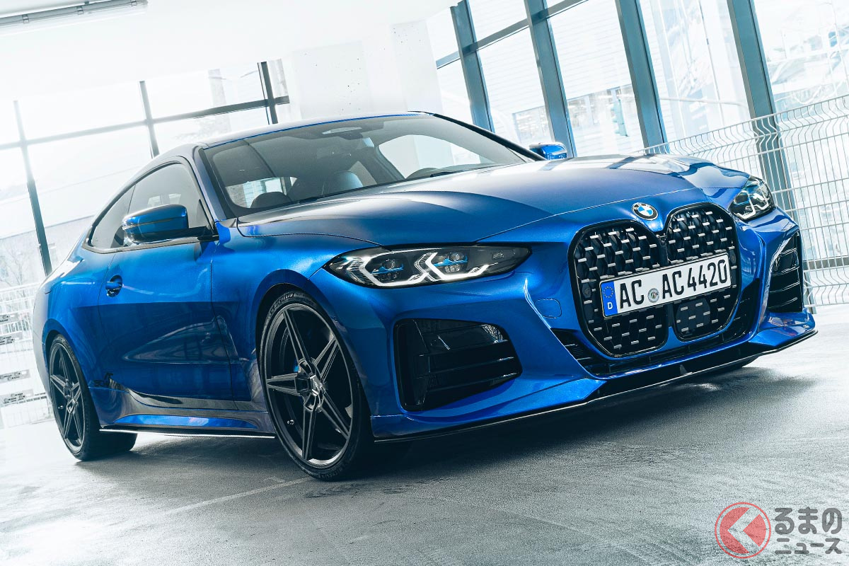 ラグジュアリーでエレガントな雰囲気の「4シリーズ」をアグレッシブなスタイルに変えるACシュニッツァーのエアロパーツ