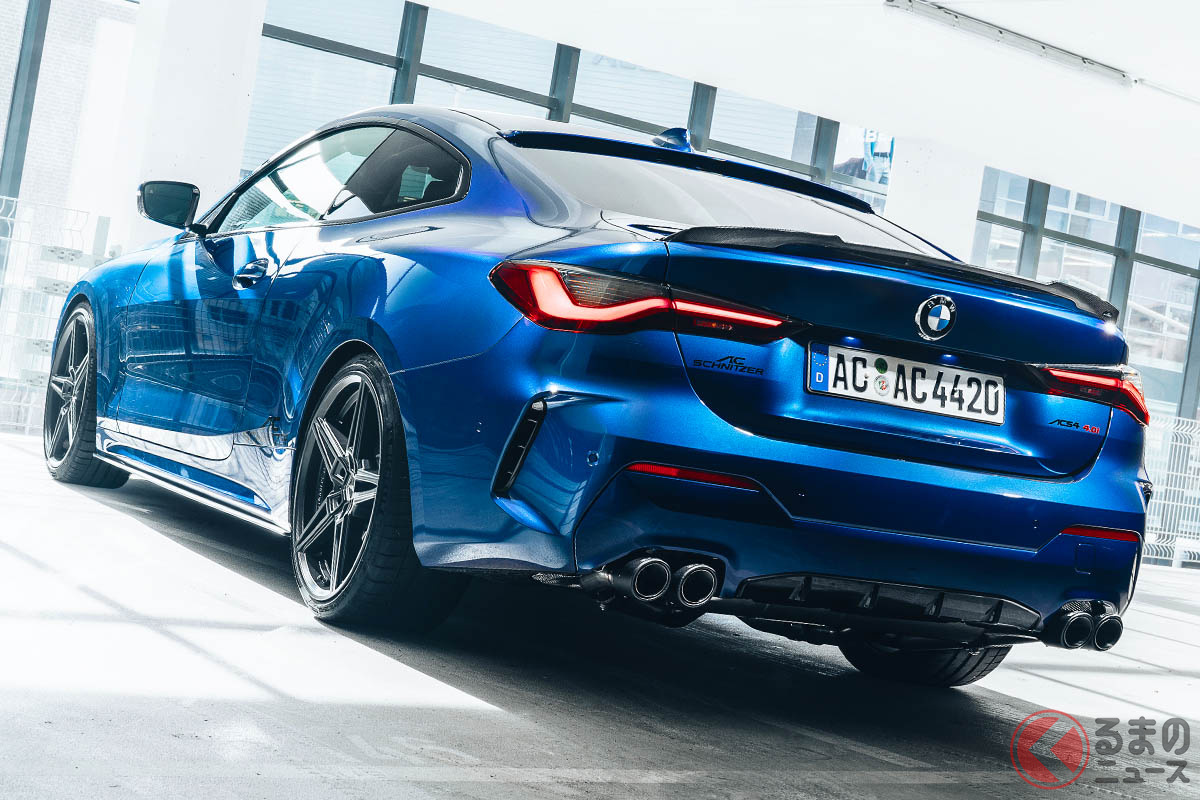 ラグジュアリーでエレガントな雰囲気の「4シリーズ」をアグレッシブなスタイルに変えるACシュニッツァーのエアロパーツ