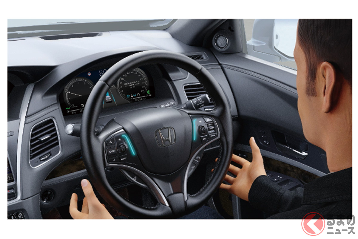 ハンズオフ中の新型「レジェンド」