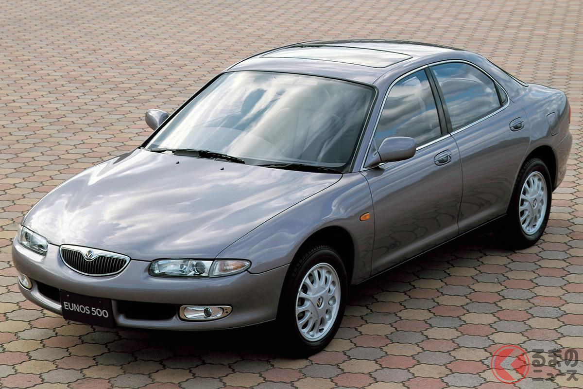 美しいフォルムで小さな高級車を目指したユーノス「500」
