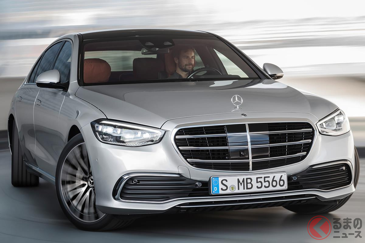 リアタイヤのキレ角もスゴい! デビューしたばかりの最新モデル、新型「Sクラス」