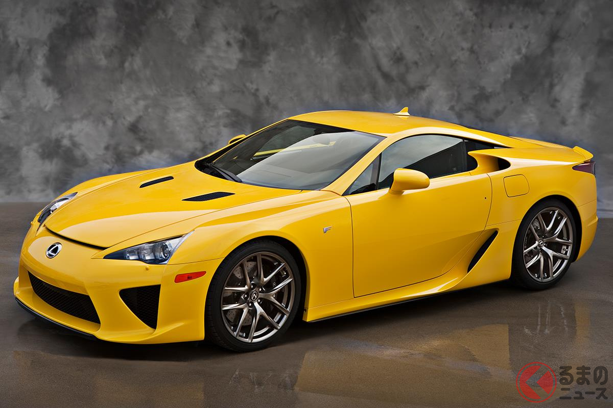 性能だけでなく官能的なエキゾーストサウンドが特徴の「LFA」