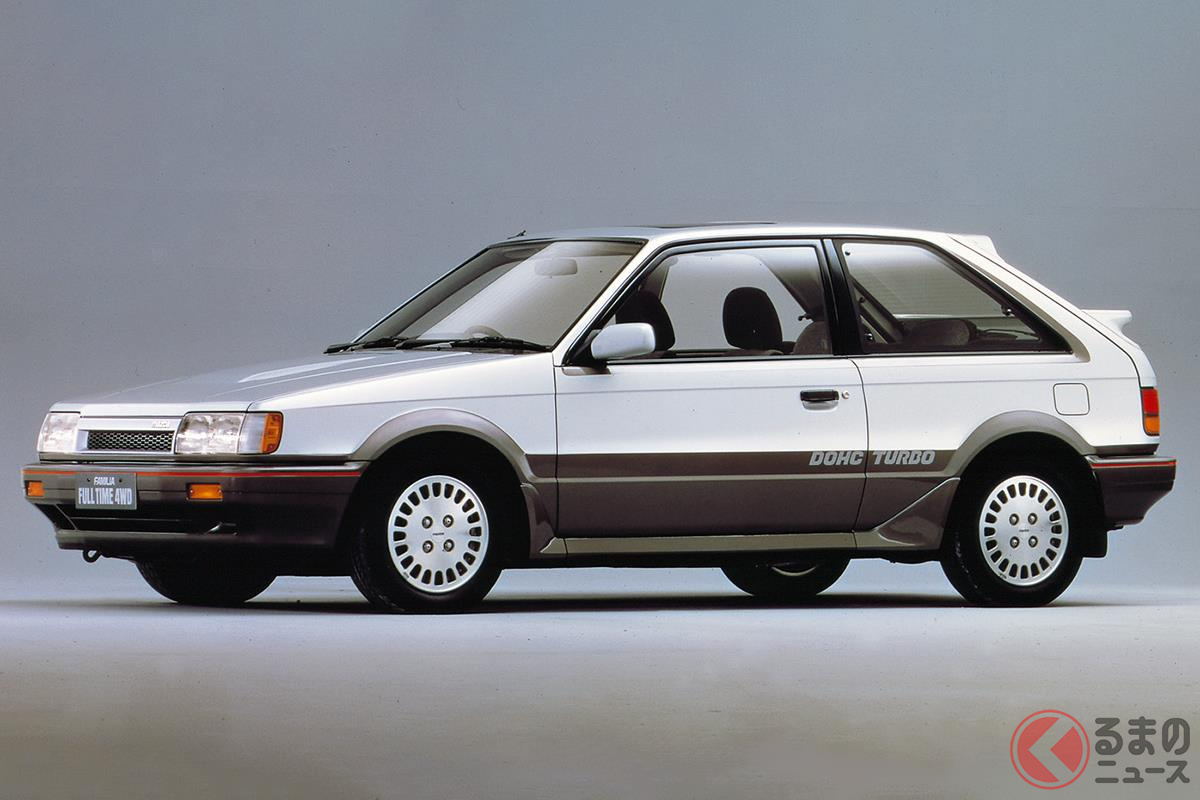 国産車初のフルタイム4WD車という歴史的なモデル「ファミリア GT-X」