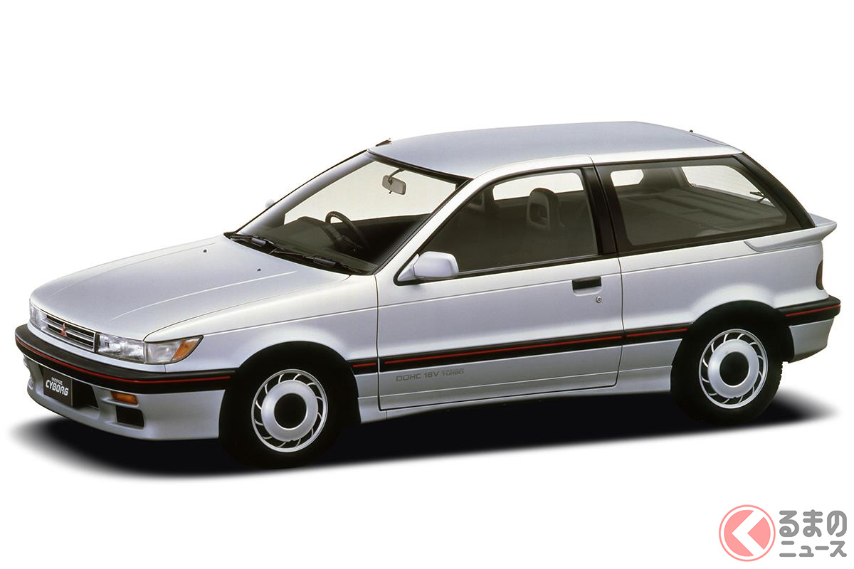 高性能なターボ車として一世を風靡した「ミラージュ サイボーグ」