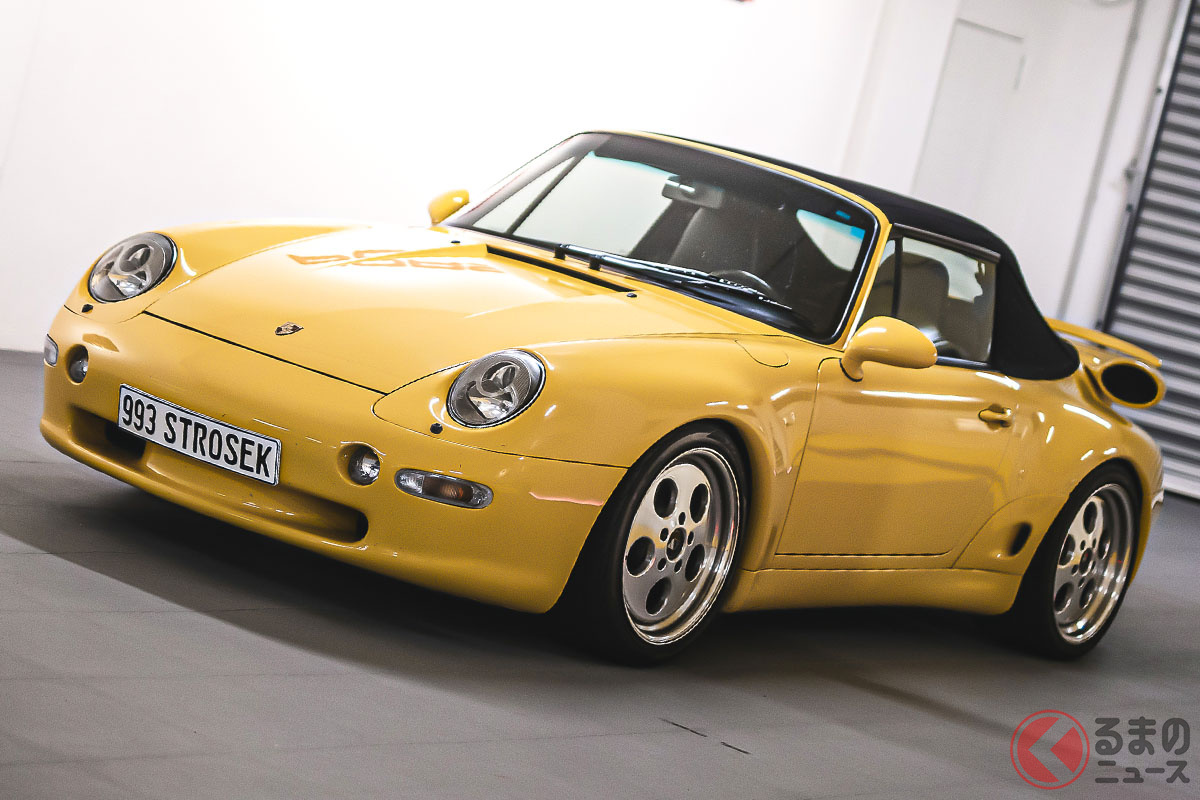 シュトロゼックが手がけたポルシェとしては、ヘッドライトは純正そのままなので、比較的大人しめな外観だ(C)2021 Courtesy of RM Sotheby's