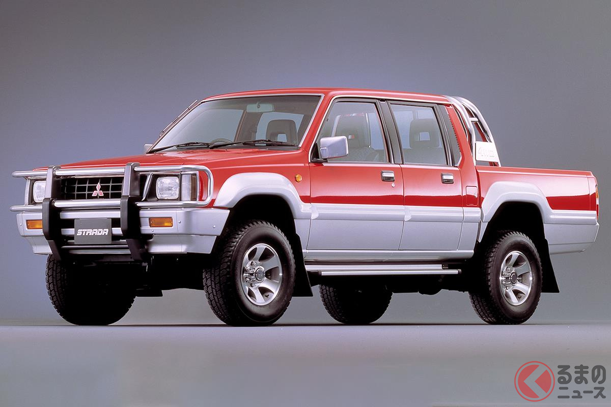 直線基調なボディで力強さが感じられるピックアップトラックの「ストラーダ」