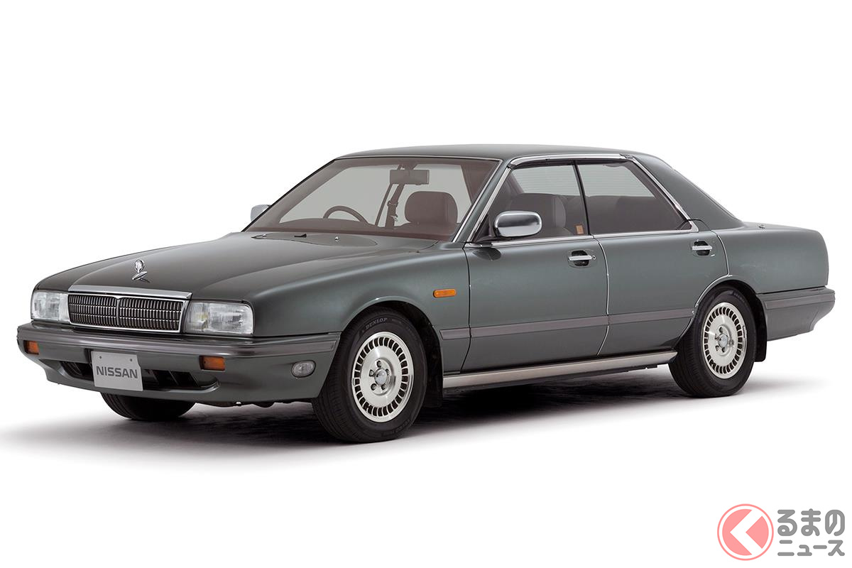 高額な高級車ながら異例のヒットを記録した初代「シーマ」