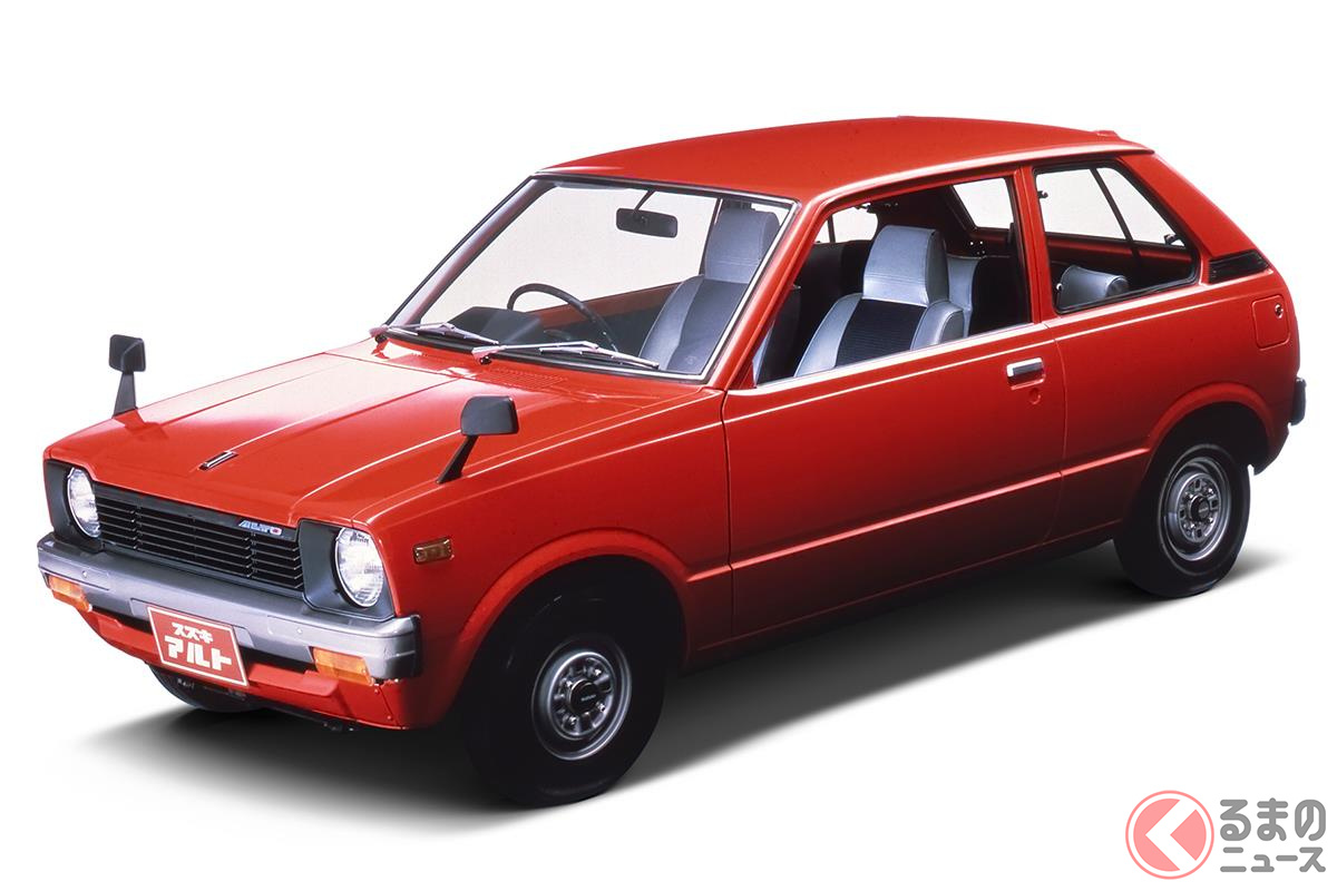 47万円という当時でも驚異的な低価格を実現した初代「アルト」