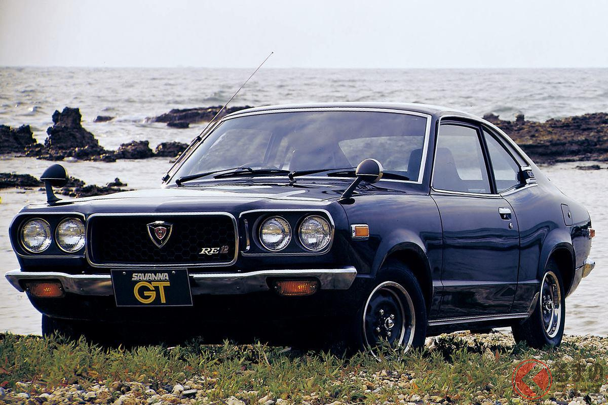 ロータリーエンジン専用車でありスポーツモデルの「サバンナGT」