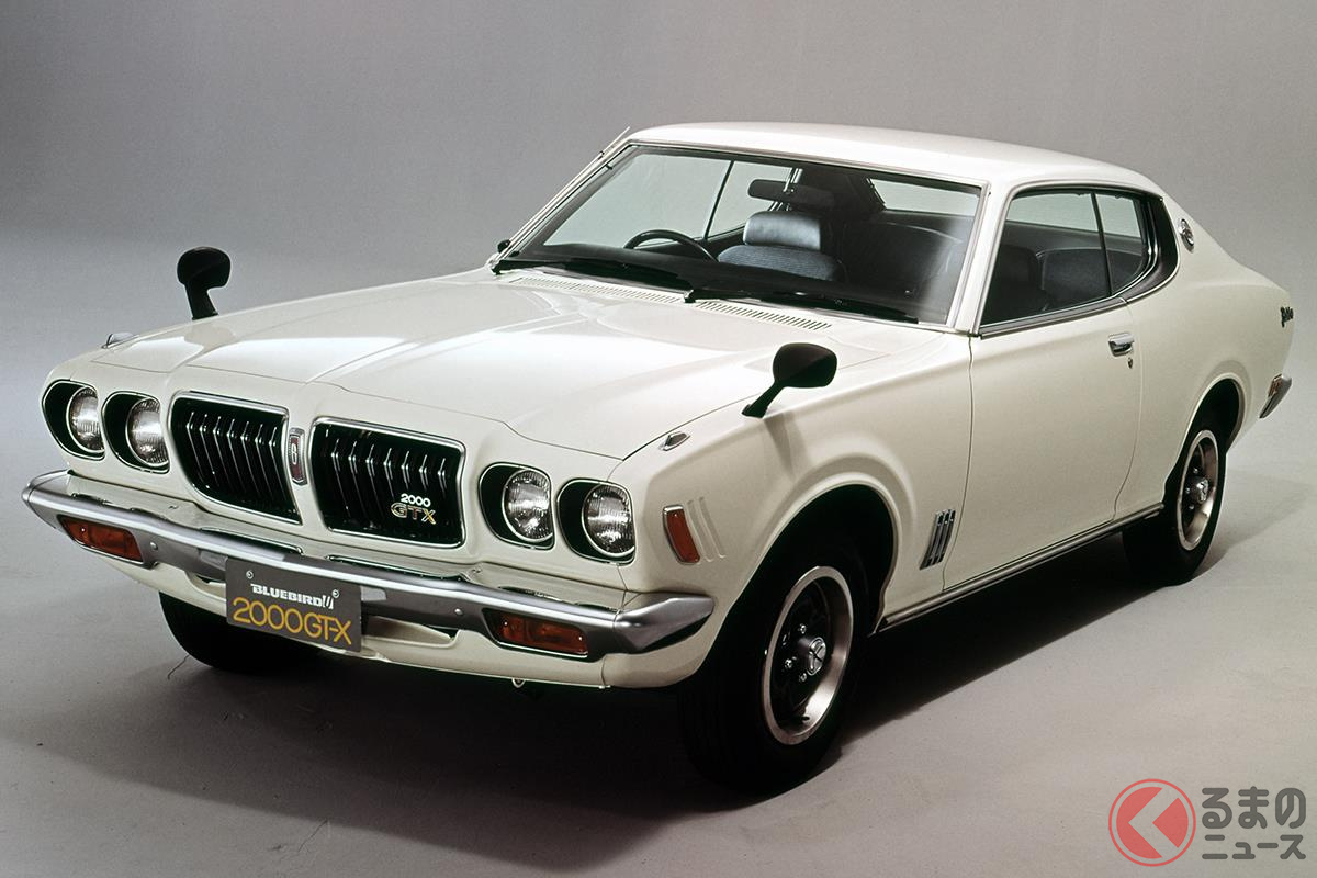 「サメブル」の愛称で親しまれた「ブルーバードU 2000GTX」