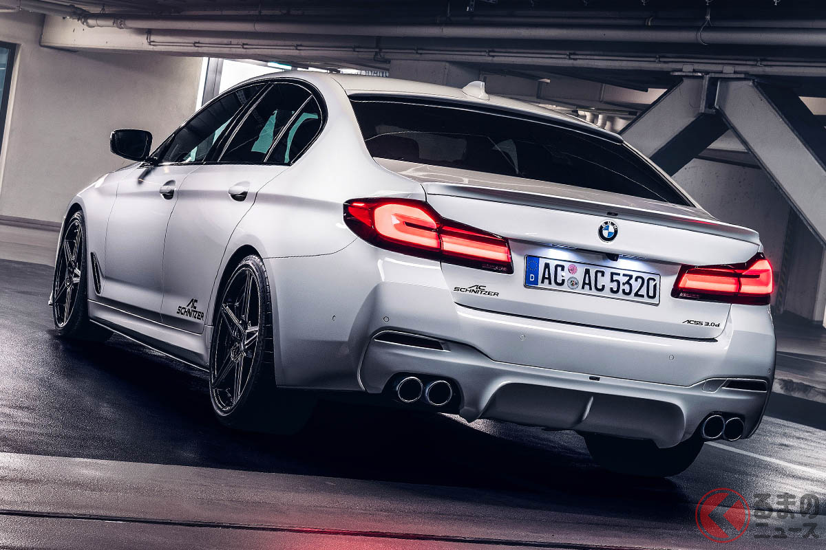 エアロパーツのフィッティングのよさは、さすがACシュニッツァーだ