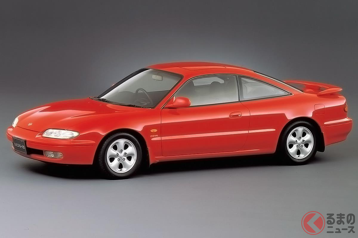 伸びやかなフォルムが印象的ながら出た時期が悪かった「MX-6」