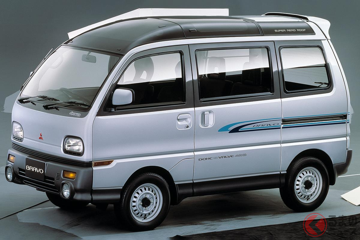 軽1BOXワゴンながらとんでもないエンジンを搭載した「ブラボー」(画像は前期型の「MZ-G」)