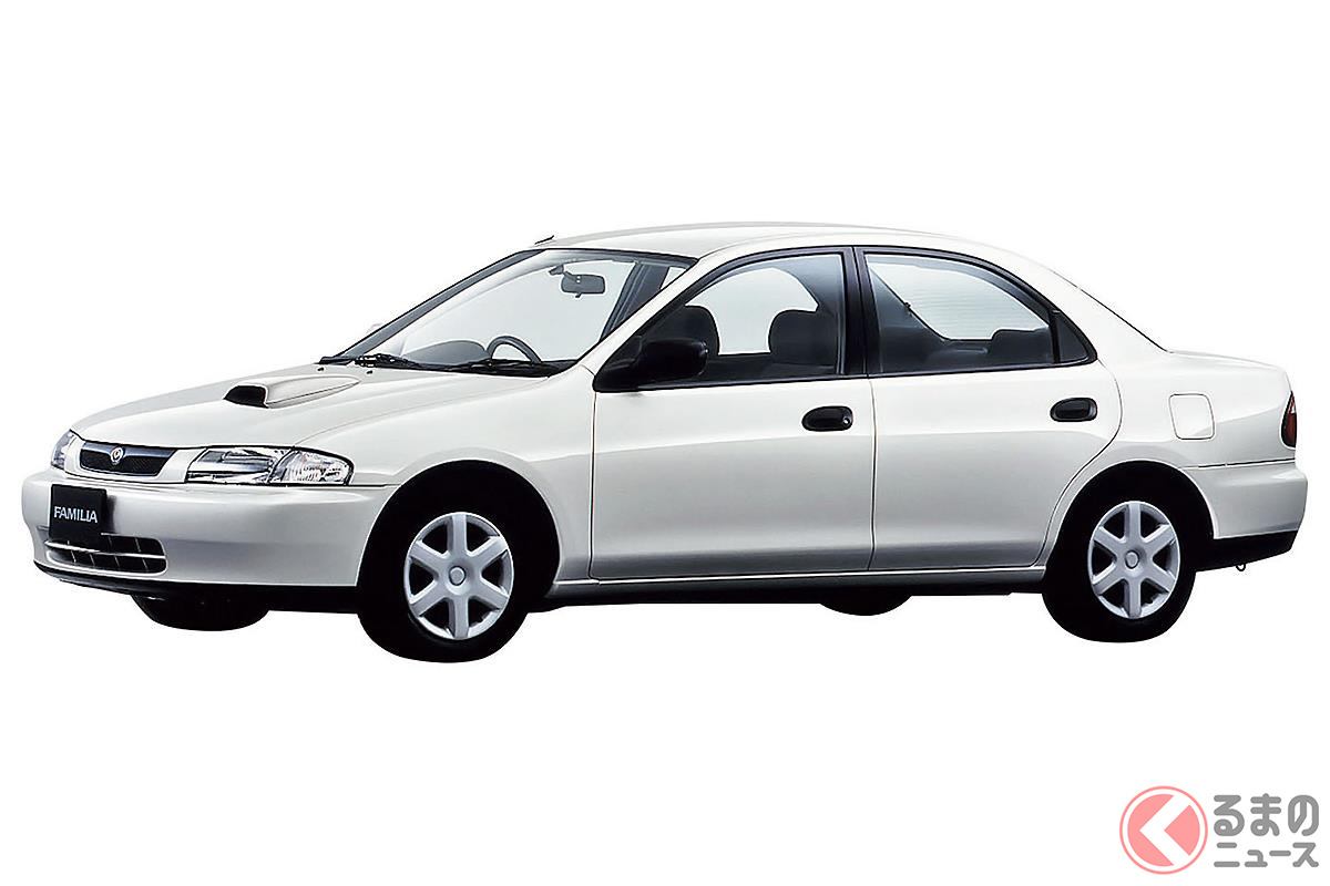 高性能なモータースポーツベース車にも見える「ファミリア 1700ディーゼルターボ」