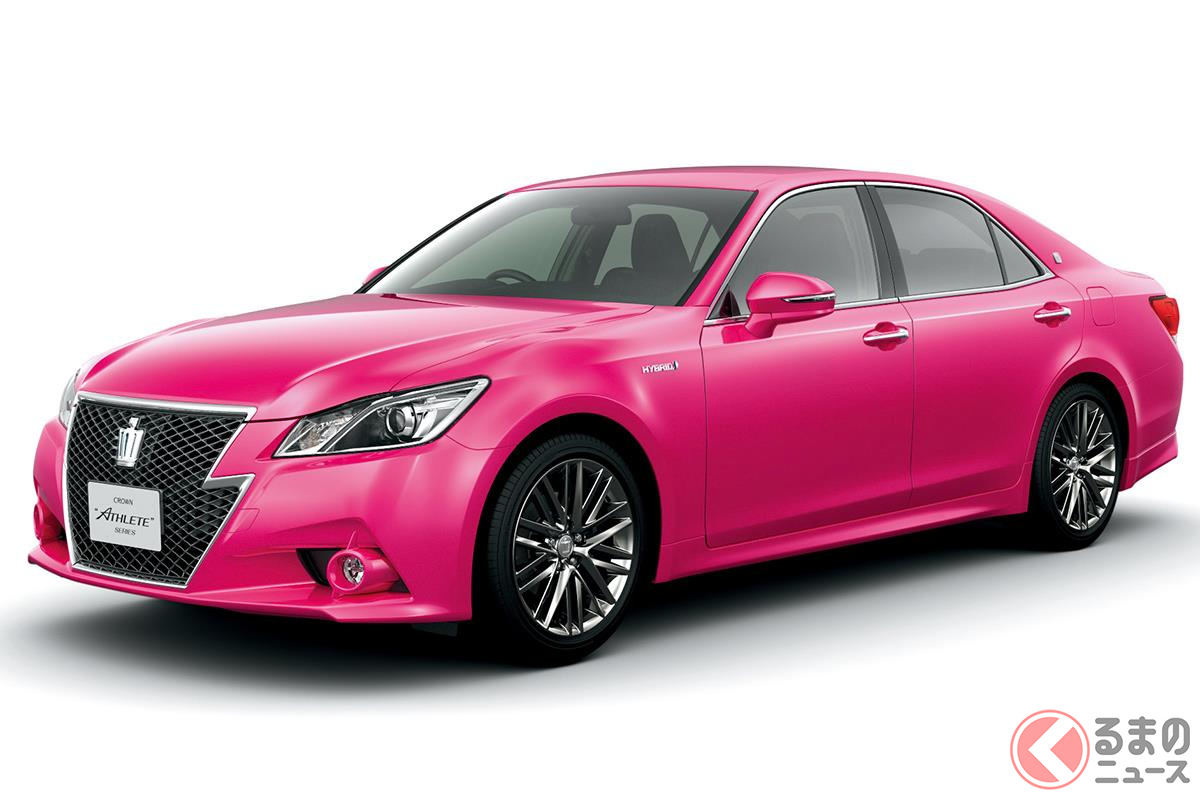 大胆なカラーリングながらユーザーは好意的だった14代目「ピンククラウン」