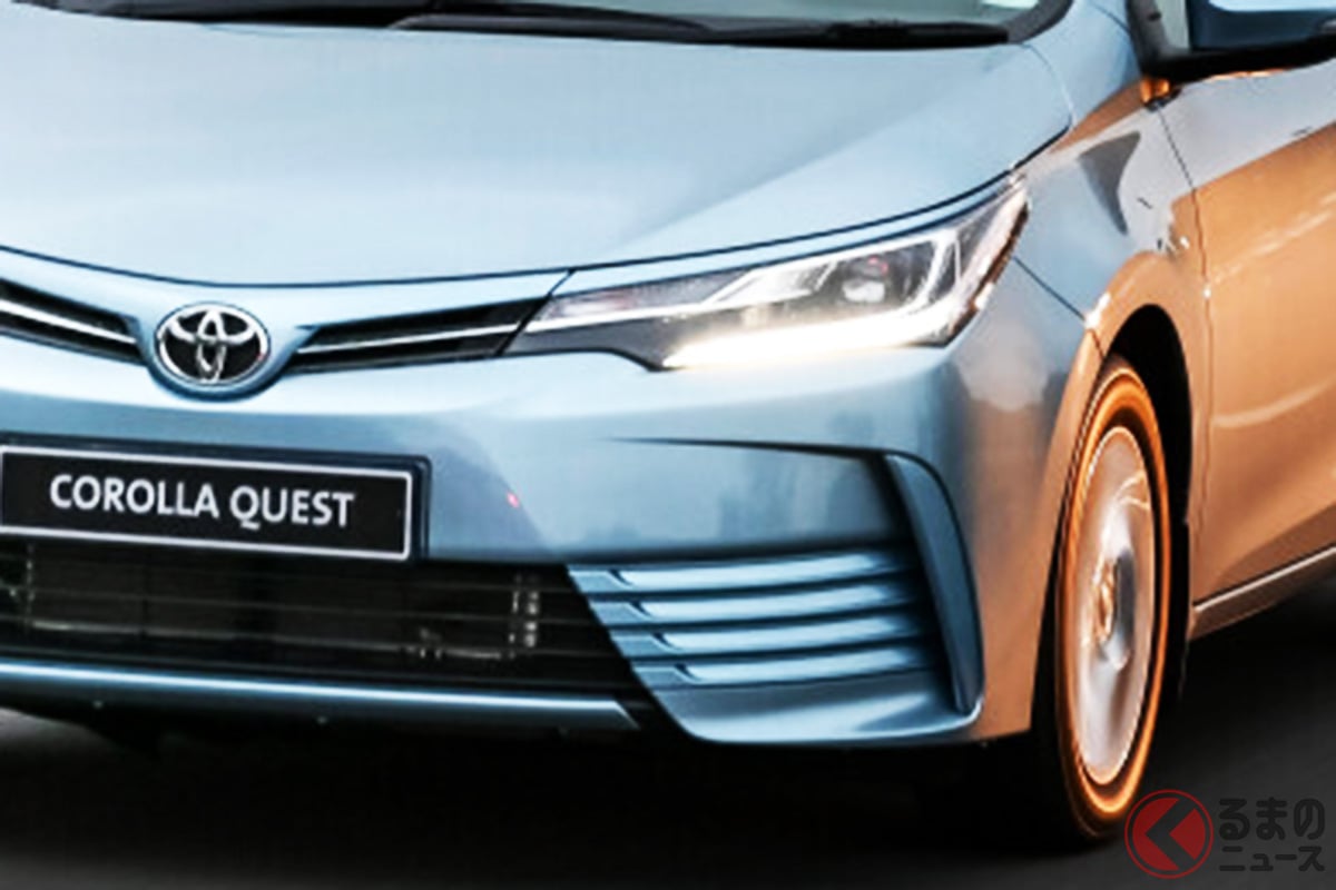 南アフリカで販売されるトヨタ「カローラクエスト」