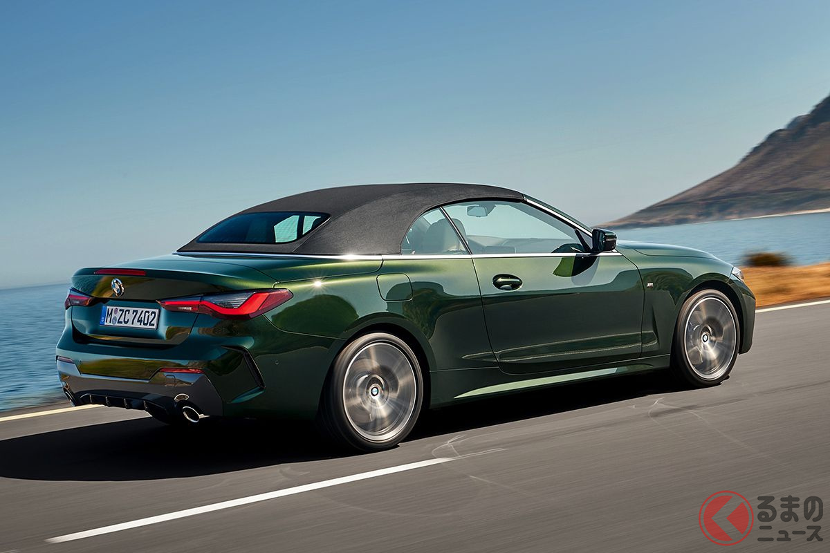 BMW新型「4シリーズカブリオレ」の走り。ソフトトップを閉じた状態