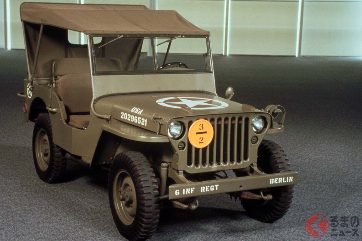1941年に登場した「WILLYS MB」は米国陸軍に採用、どこにでも行ける陸軍兵の「最良の友」となった。写真は1943年製のWILLYS MB
