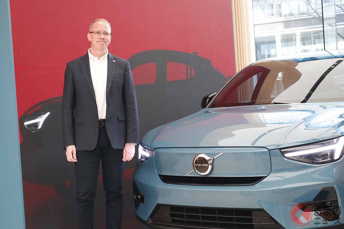 ボルボ「C40リチャージ」とボルボ・カー・ジャパンのマーティン・パーソン社長
