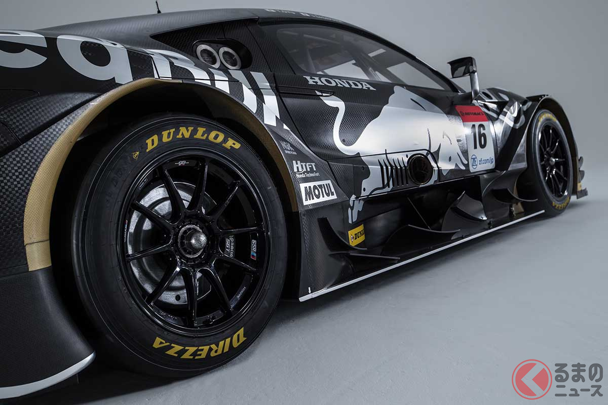 2021年シーズンよりダンロップタイヤを使用する「TEAM Red Bull MUGEN」のHonda NSX-GT　#16　 (c)Sho Tamura／Red Bull Content Pool