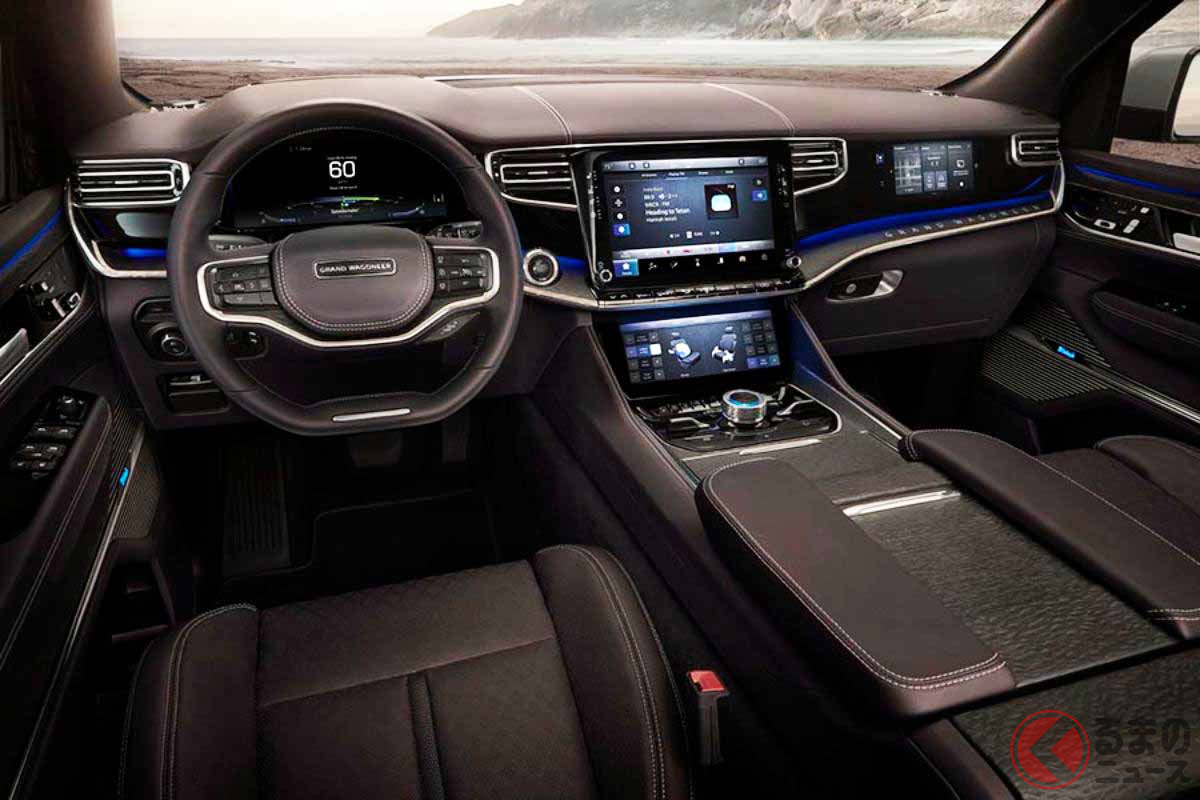 ジープ新型「グランドワゴニア」のインパネ