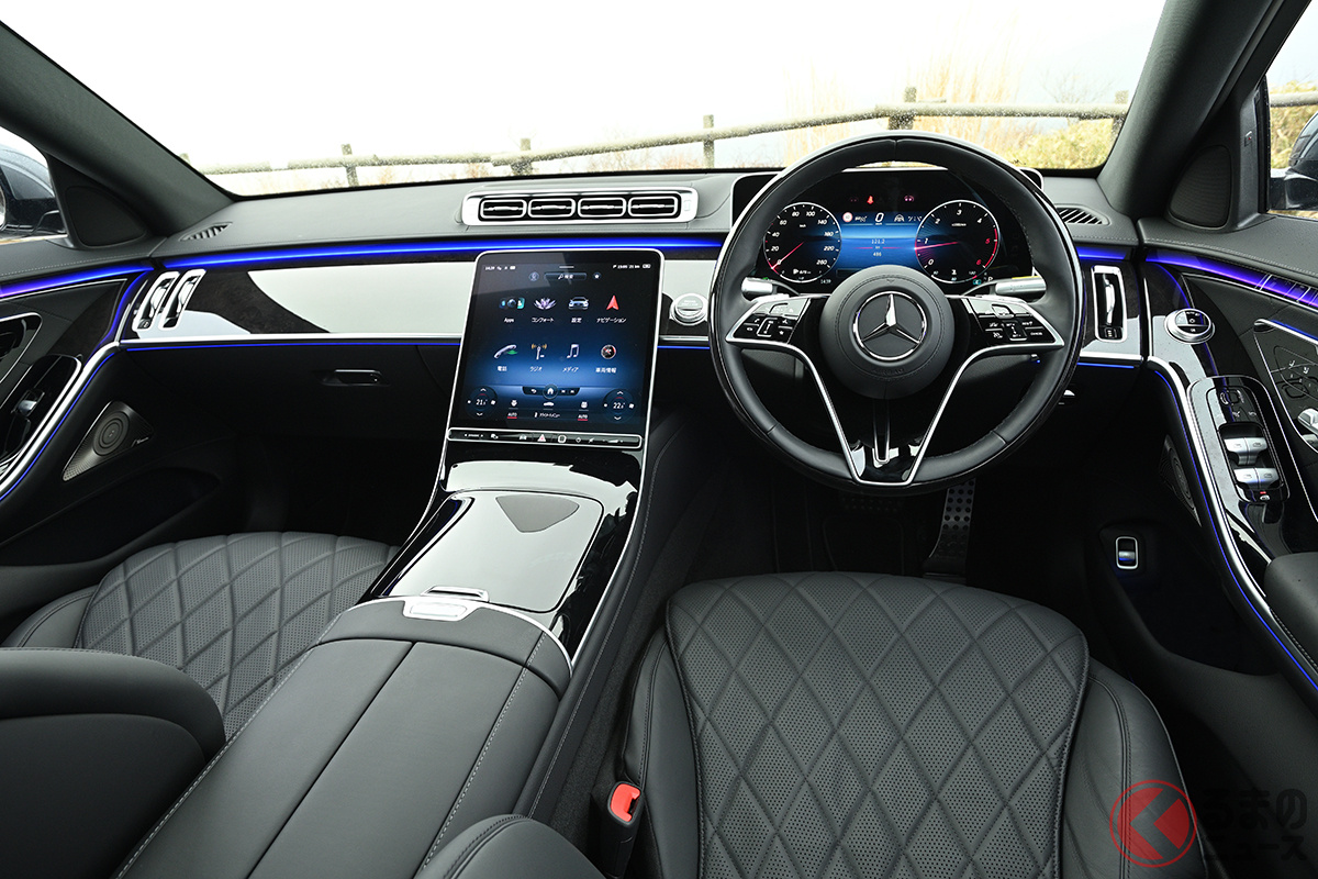メルセデス・ベンツ新型「Sクラス」のインパネ