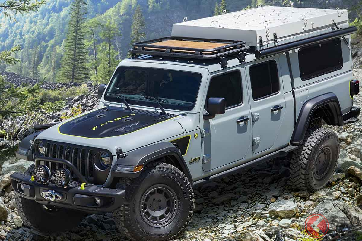 「グラディエーター」をベースにしたSUVコンセプトカー、ジープ「Farout(ファーアウト)」