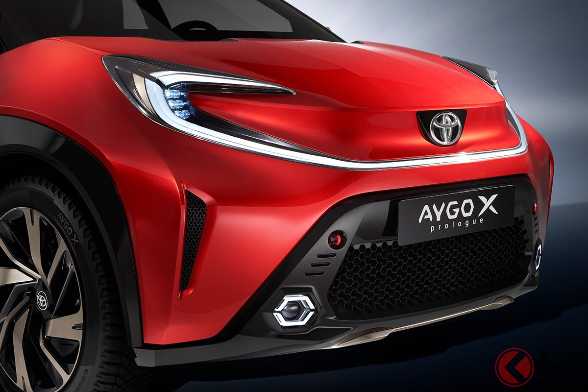斬新なデザインのトヨタ「アイゴXプロローグ」