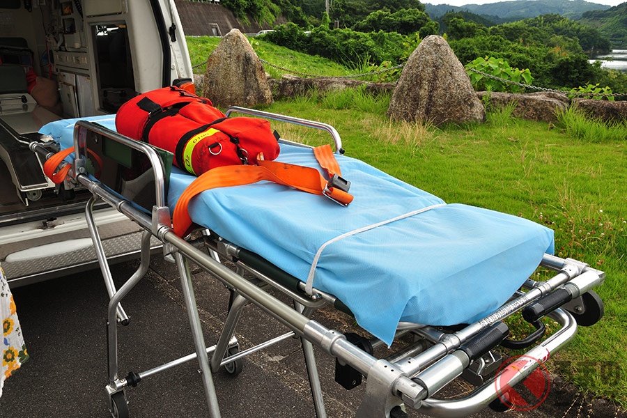 救急車に装備されるストレッチャー