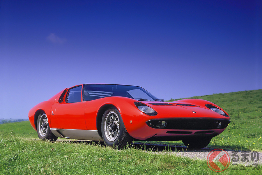 美しいスタイリングで、自動車史に燦然と輝くランボルギーニ・ミウラP400