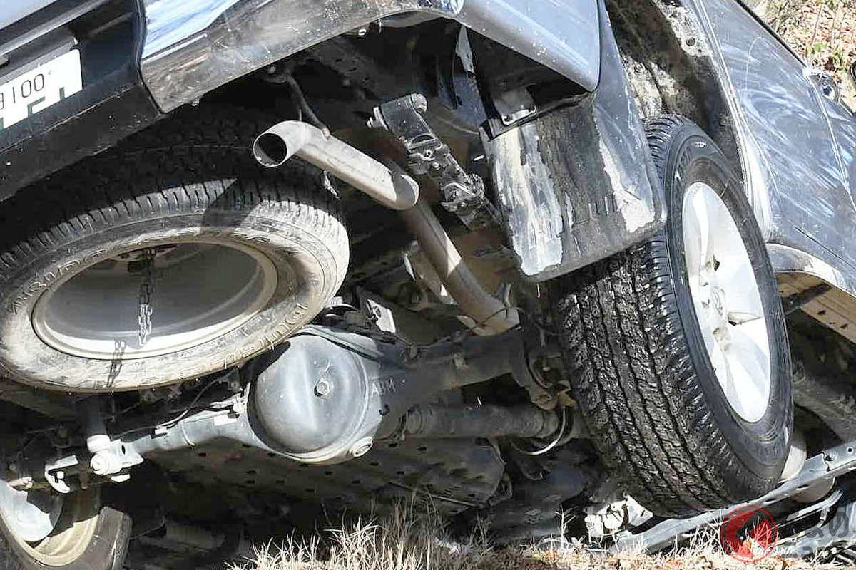 SUVは悪路を走行する可能性が高いため、ボディの下回りはチェックしておきたいポイント!
