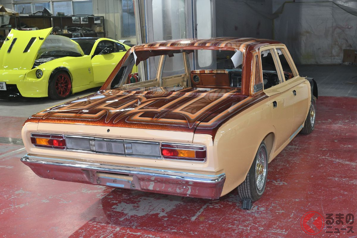 トヨタ クラウン がローライダー化 スゴ技ペイントが度肝を抜くカスタムモデルとは くるまのニュース トヨタ クラウン がローライダー化 スゴ技ペイントが度肝を抜くカスタムモデルとは くるまのニュース