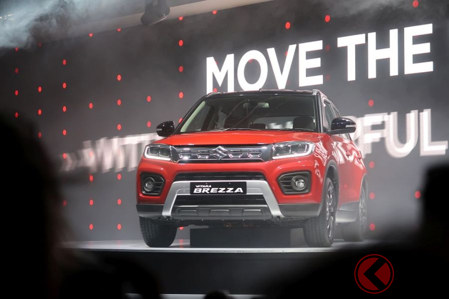 インドでマイナーチェンジが発表されたスズキ「ビターラ ブレッツァ」