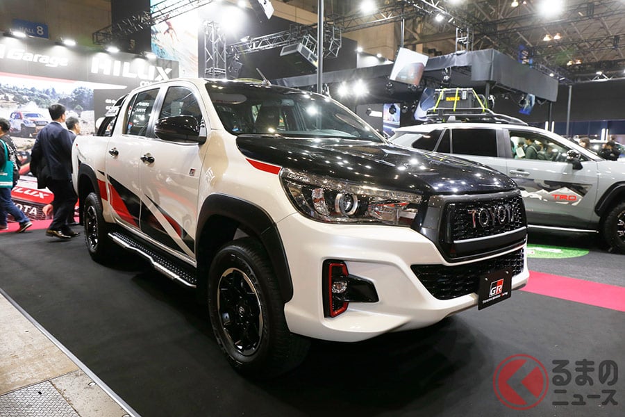 東京オートサロン2020にて展示されたトヨタ「HILUX GRG Concept」（海外仕様）