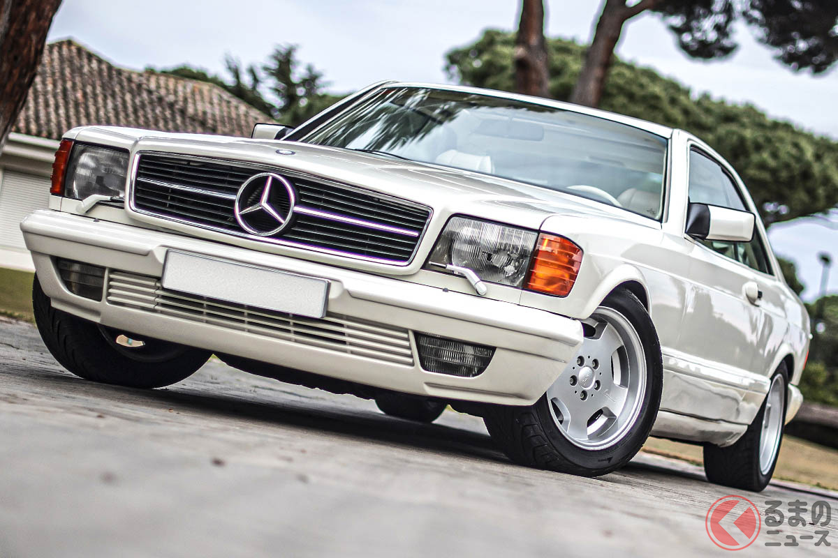 シュツットガルトにあったゲンバラ本社で内外装ともにカスタマイズされたメルセデス・ベンツ「500SEC」(C)2021 Courtesy of RM Sotheby's