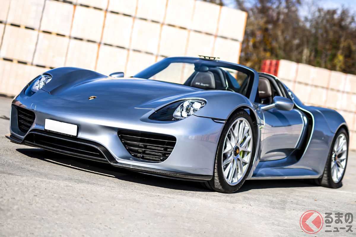 918台中389番目の個体となるポルシェ「918スパイダー」(C)2021 Courtesy of RM Sotheby's