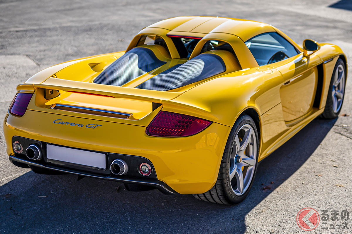 1270台生産されたうち、644台がアメリカに輸出されたというポルシェ「カレラGT」(C)2020 Courtesy of RM Sotheby's