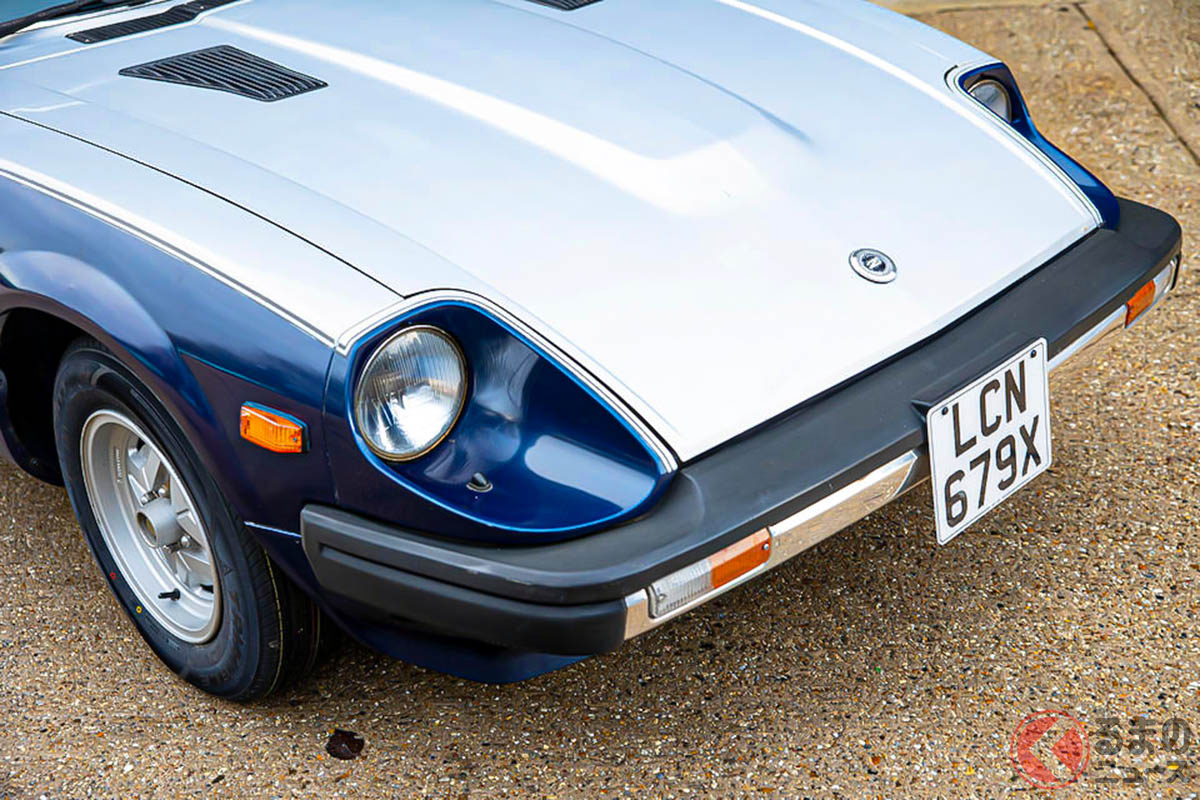 S30型の特徴であったロングノーズ・ショートデッキスタイルを継承したS130型「フェアレディZ」(C)Bonhams 2001-2021