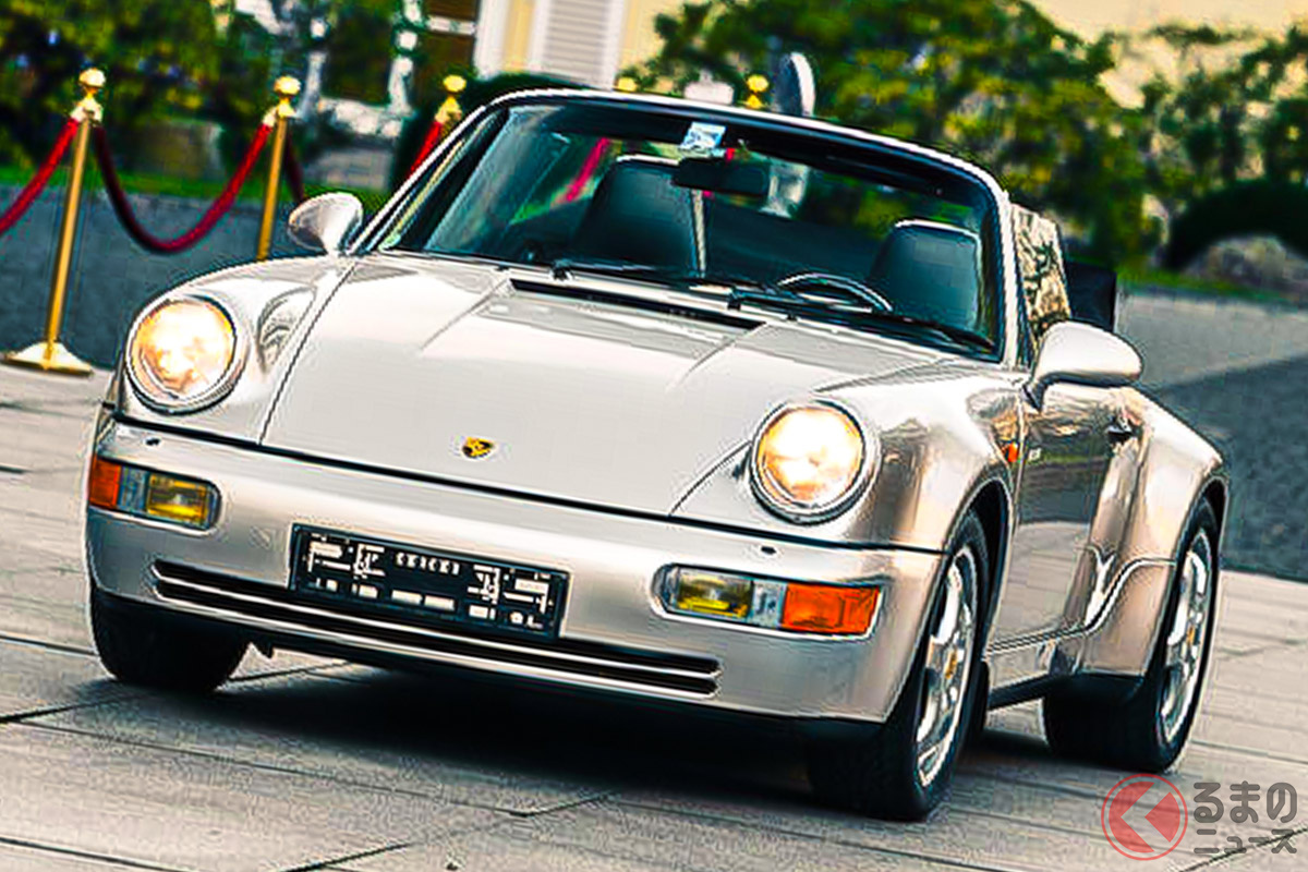 マラドーナがスペインのセビージャFC時代に所有していたポルシェ「911カレラ2 カブリオレ ワークス・ターボ・ルック」(C)Bonhams 2001-2021